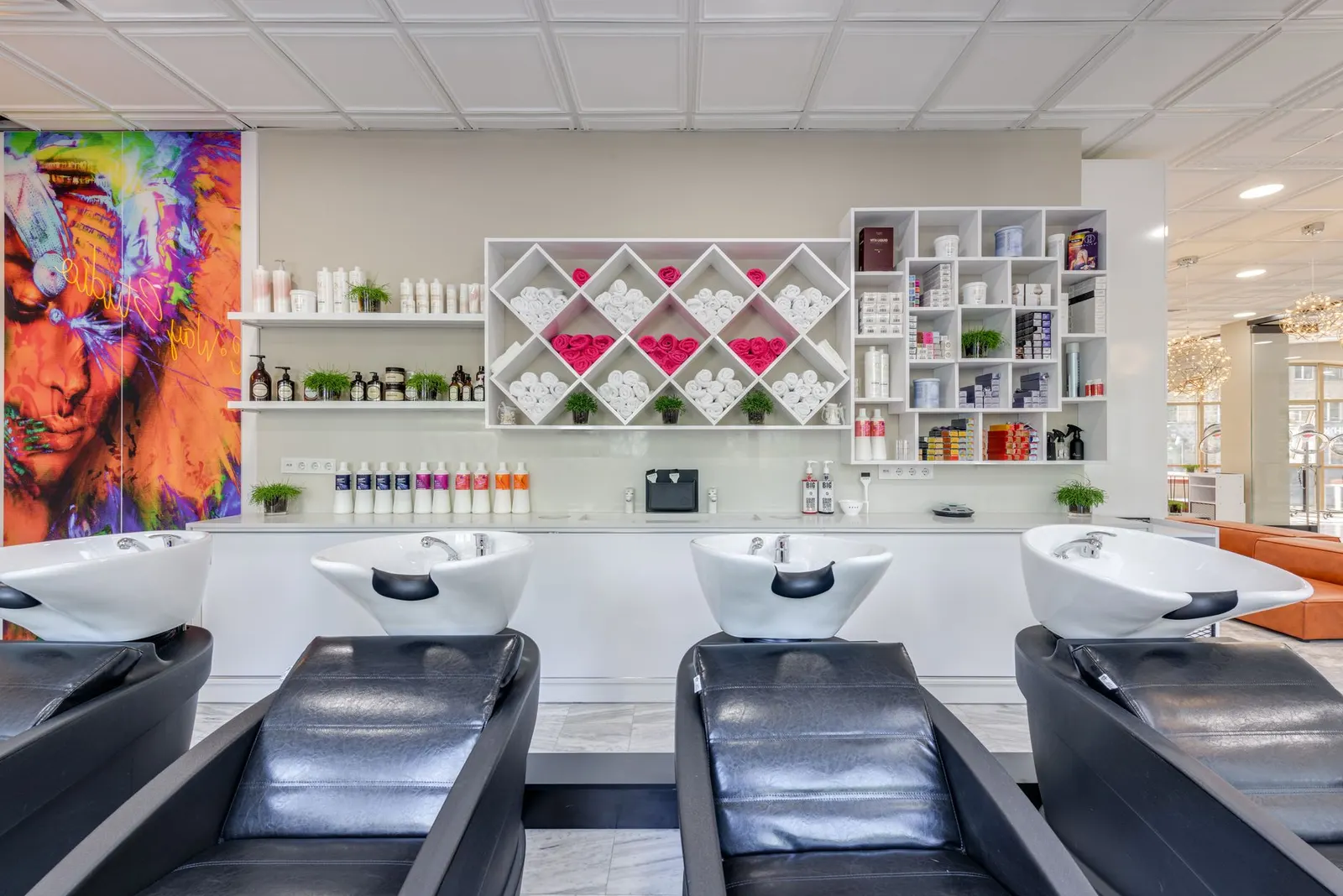 Bacs à shampoing du salon Kar Act Hair